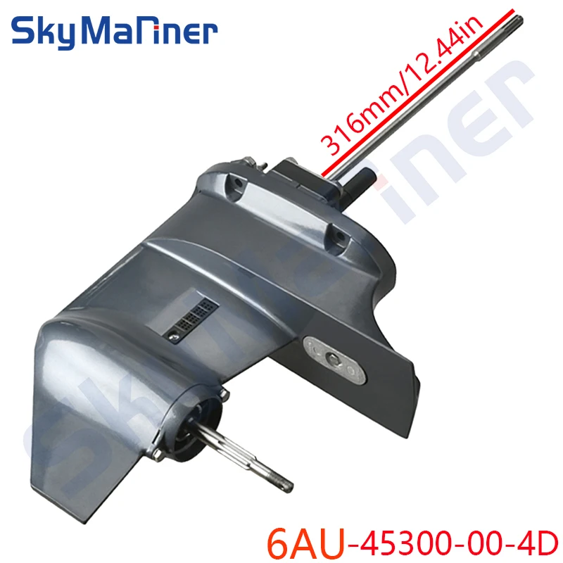 6Au-45300 Unità Inferiore Per Motore Fuoribordo Yamaha 4T F9.9 Hidea Powertec Hdx Muslimex;