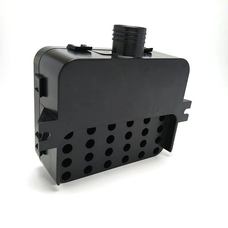 Air Diesel Heater 25mm Air Diesel Parking Heater Intake Filter Silencer & Intake Pipe Black & 2x Clamps Set For Webasto Eberspacher