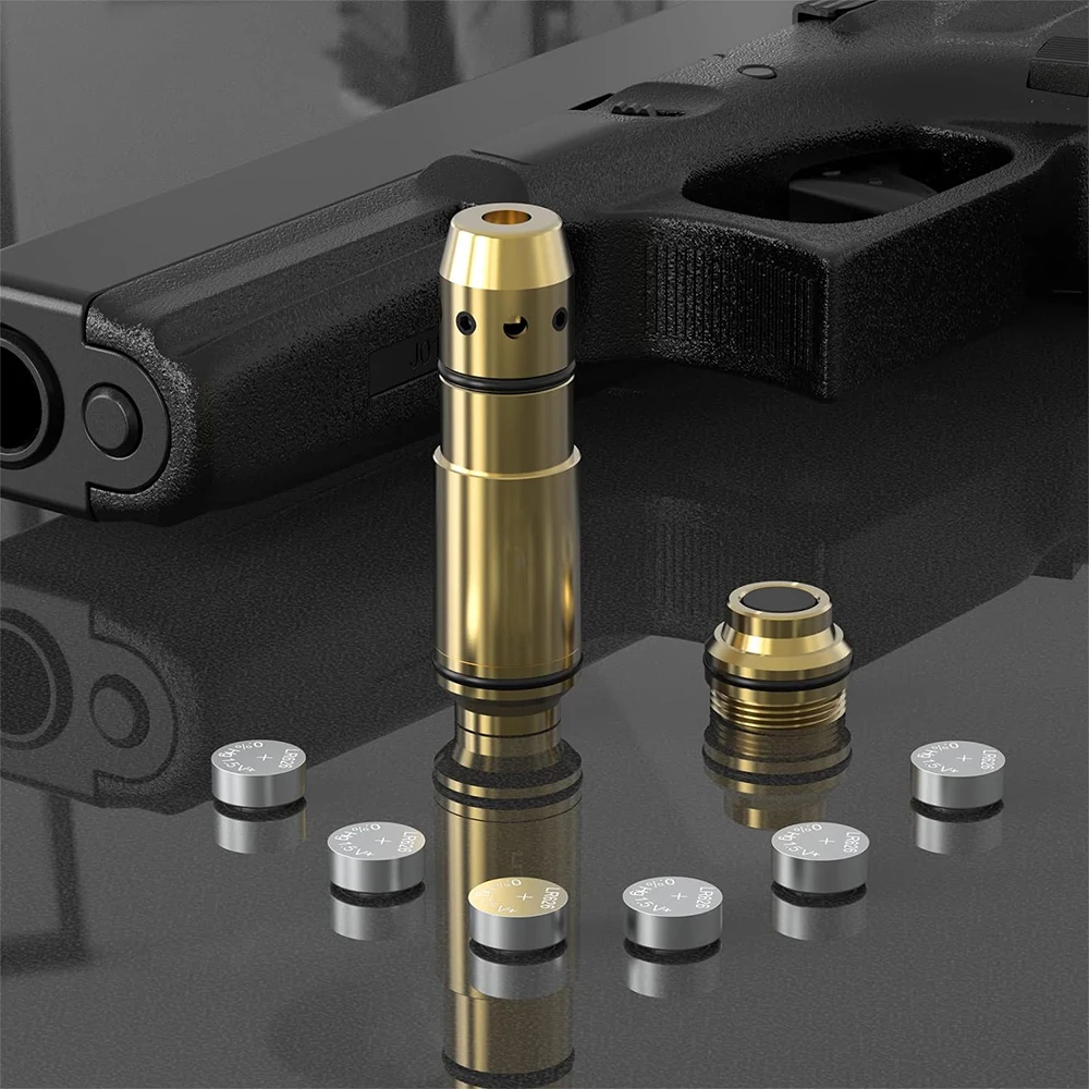 Tactical Laser Bore Sight 9mm/380ACP/45ACP for Hunting Shooting