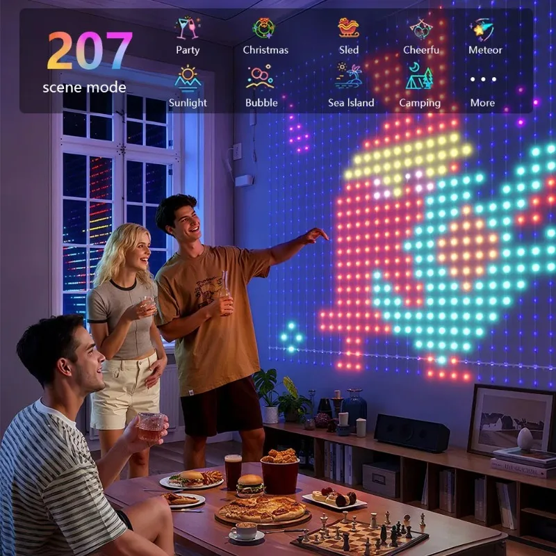 MIMIRGB ambient LED curtain lights