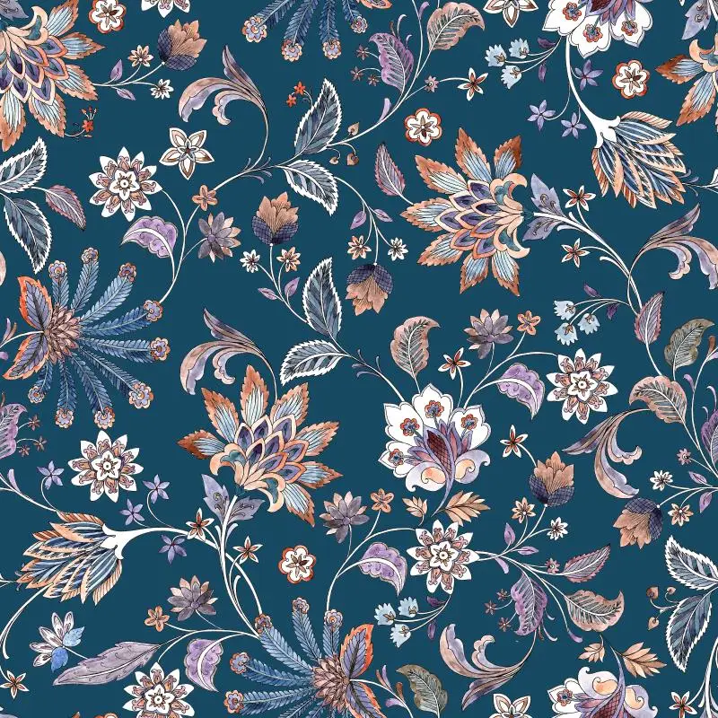 Description Picture 4 of itemCustom Black white Floral Wallpaper Retro Leaf Home Decor TV Background Self adhesive wallpapers Flower Sticker home decoration