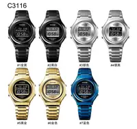 Sport Men's Steel Band C3116 Series Digital Watch