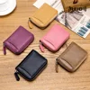 New Cowhide Women Wallets Female Genuine Leather Purses RFID Card Holders Small Portable Coin Purse Large Capacity Money Bag 6