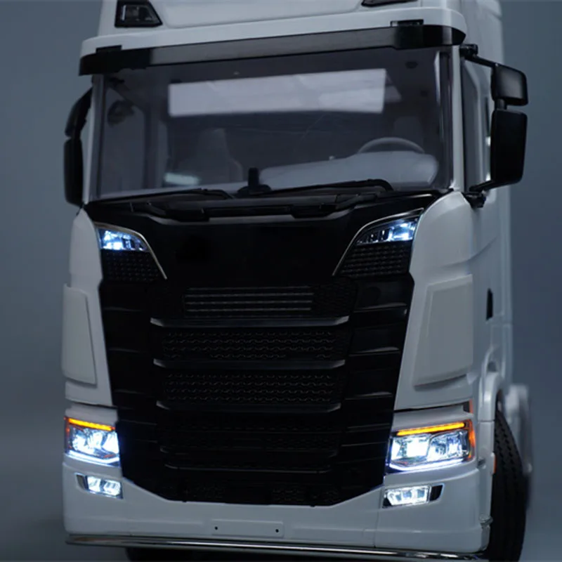 1:14th Scale Front Spotlight Lamp for Tamiya RC Dump Truck SCANIA 770S 6X4 56368 8X4 56371 Car Accessories