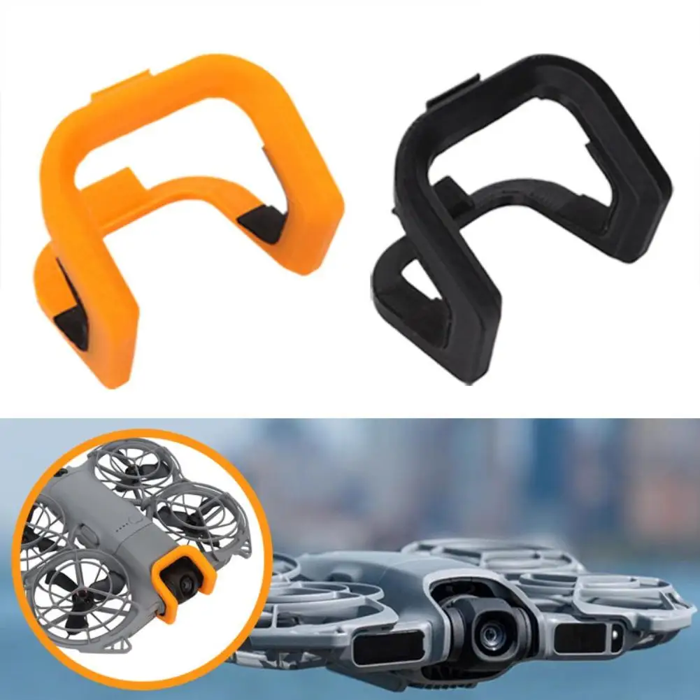 Drone DJI Neo2 équipé d'un pare-chocs anti-collision noir, vue latérale montrant la protection ajoutée.