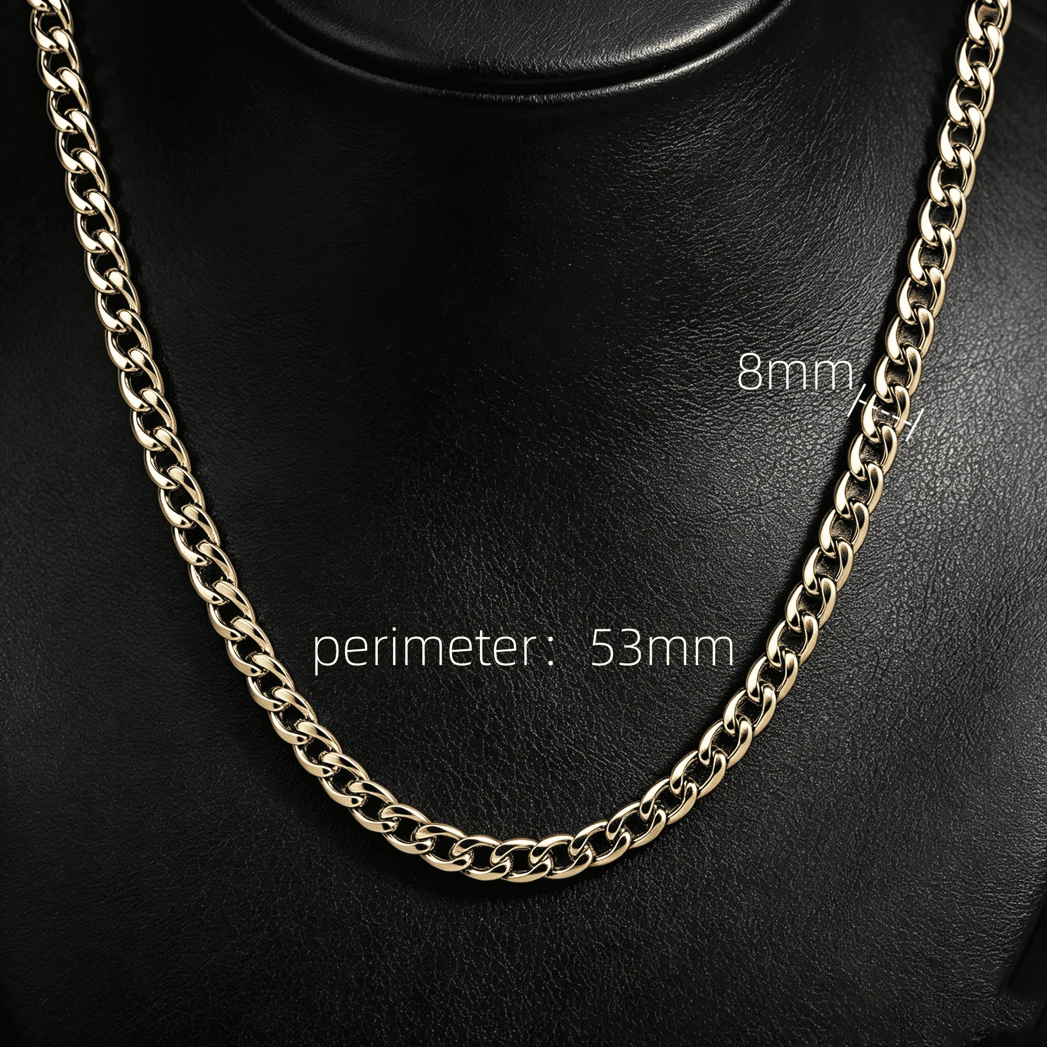 gold 8mm necklace