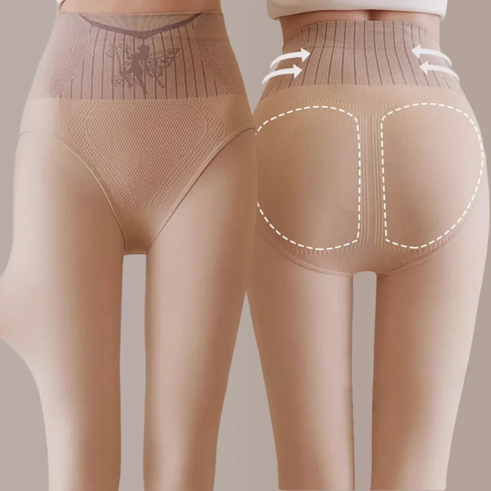 Description Picture 2 of itemThicken Warm Tights For Women Winter Thermal Stockings Leggings Sexy Translucent Fleece Velvet Tights Pantyhose Female Pants