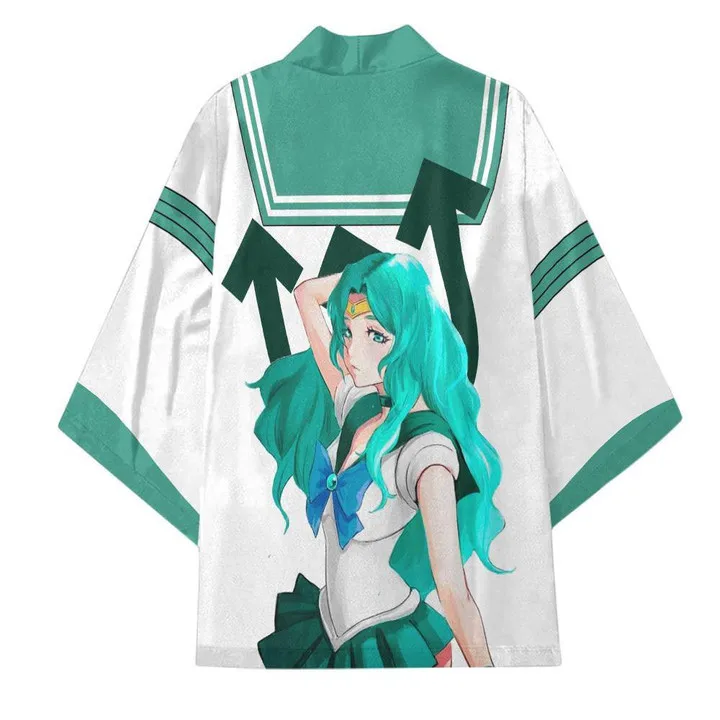 Sailor Jupiter Kimono Cardigans Sailor Moon Jacket japanese kimono cardigan