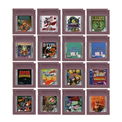 Gbc Game 16 Bit Cartuccia Per Videogiochi Console Card Alpha Warriors R-Type Dx Cavenoire Duke Nukem Per Gbc/Gba