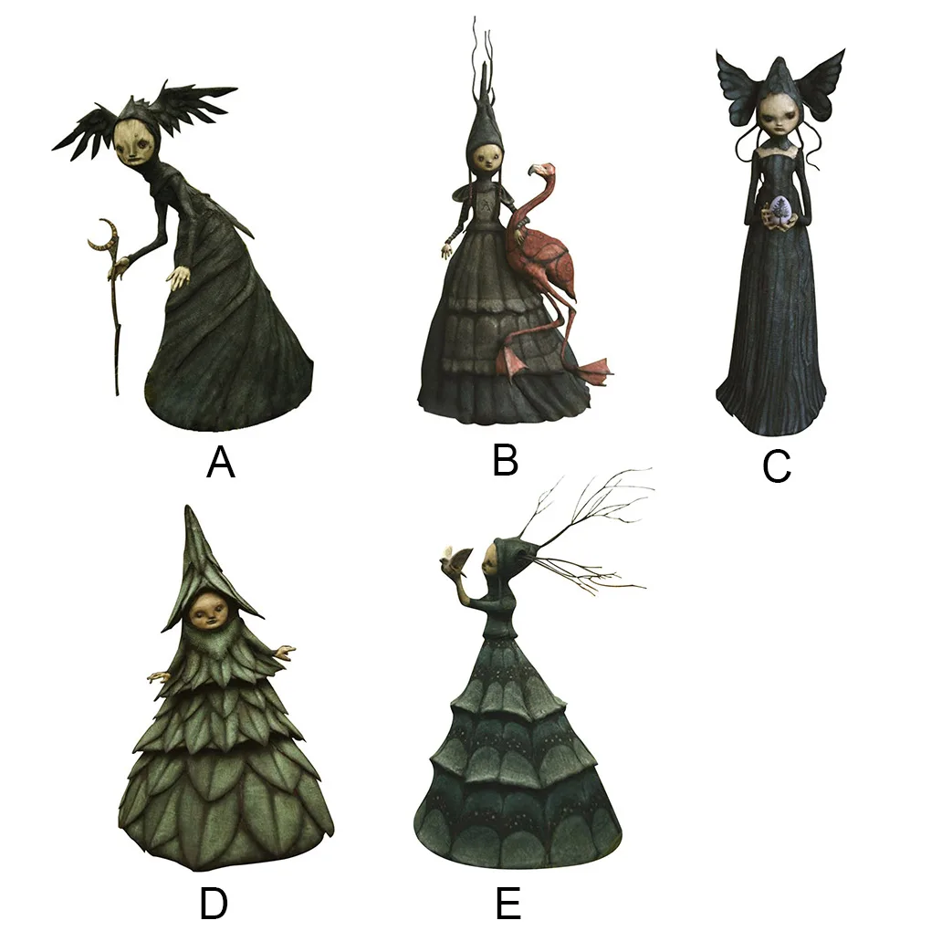 

Resin Witch Figurine Festival Decoration Halloween Ornament Craft Decoration