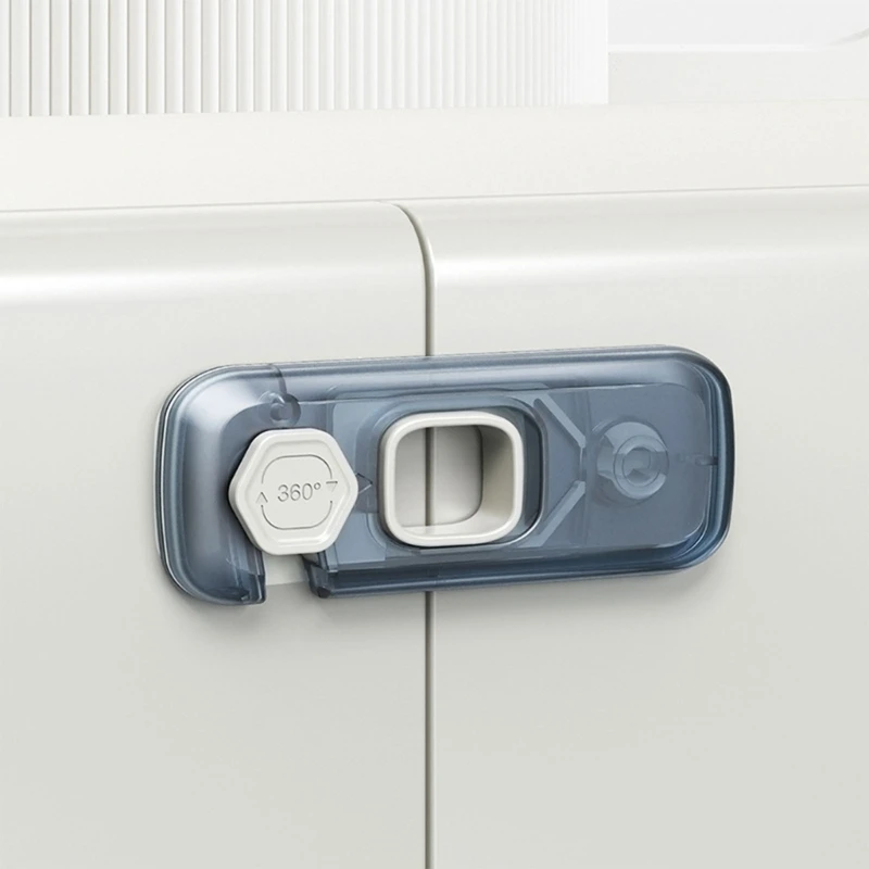 1Pcs Home Refrigerator Lock Fridge Freezer Door Catch Lock Toddler Kids Child Cabinet Safety For Baby Safety Child