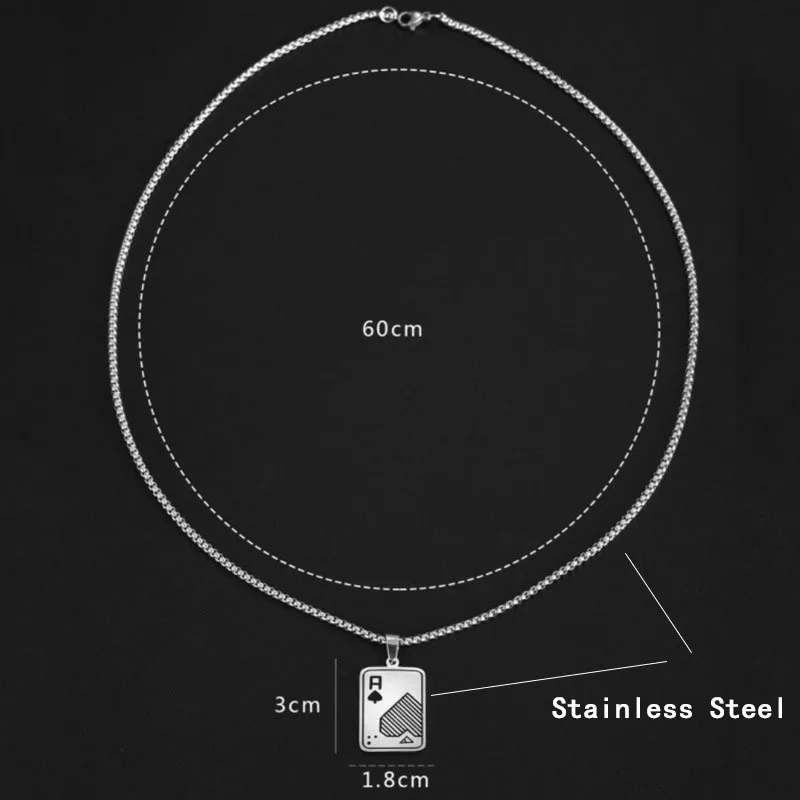 Stainless Steel Cuban Chain Necklace for Men