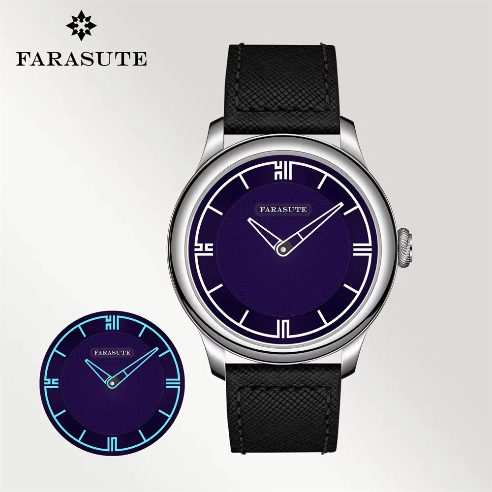 Power Reserve 80 hours Manual Mechanical Watch For Men Swiss Super Luminous Sapphire 5Bar Waterproof Wristwatches