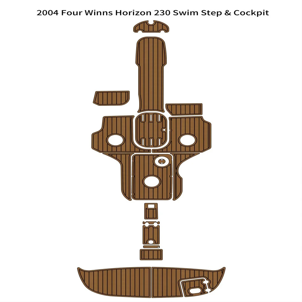 

Напольный коврик для плавания Four Winns Horizon 2004, пенопластовый напольный коврик из тика, морской коврик для плавания в кабине, 230