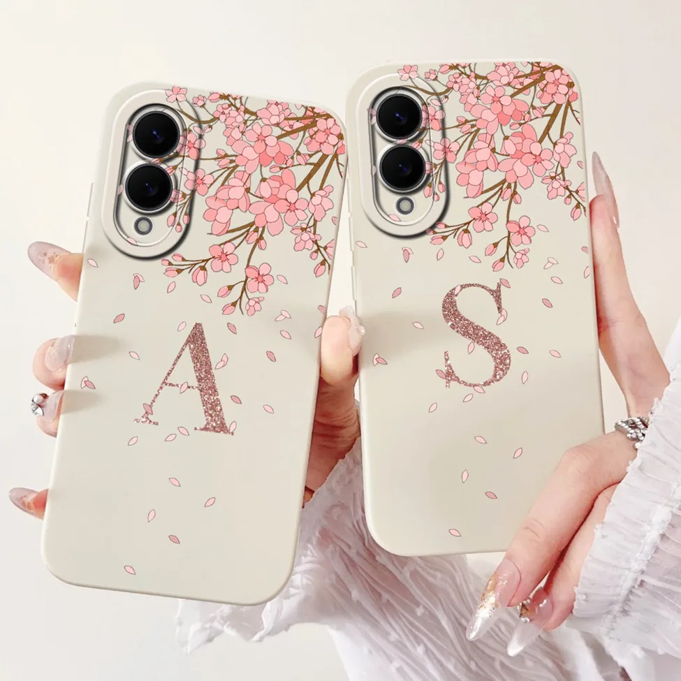 Luxury Crown & Floral Painted Silicone Phone Case - Simple Fashion Letters Design