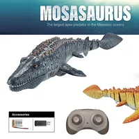 2.4G Remote Control Dinosaur For Kids Mosasaurus Diving Toys Rc Boat With Light Spray Water For Swimming Pool Bathroom Bath Toys 1