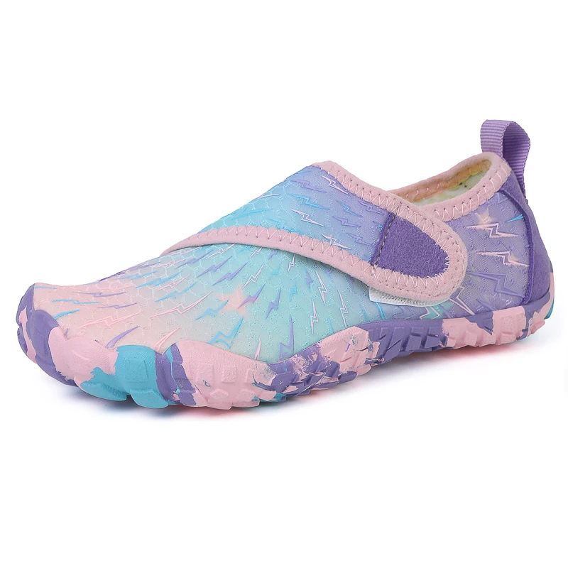 Colorful Kids Aqua Shoes Beach Five Fingers Barefoot Water Shoes Swimming Seaside Upstream Wading Children Sneakers Summer