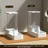 Automatic Cat Feeder & Water Dispenser with Gravity Food Storage Container for Cats and Dogs 4