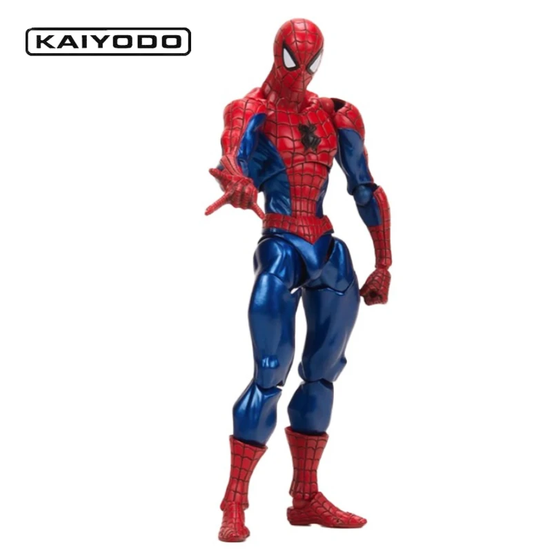 

KAIYODO 01338 AMAZING YAMAGUCHI 002 SpiderMan MARVEL Figures Movable Models Anime Collectibles Toys Birthday Gift Doll Ornaments