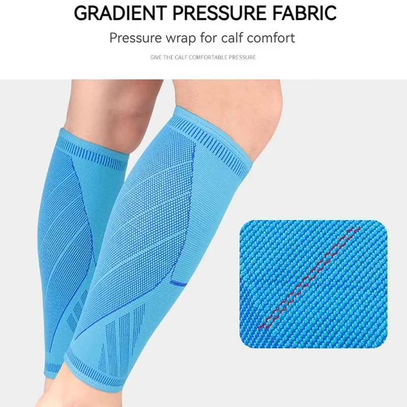 1Pcs Running Athletics Compression Sleeves Leg Calf Shin Splints Elbow Knee Pads Protection Sports Safety Unisex view 5