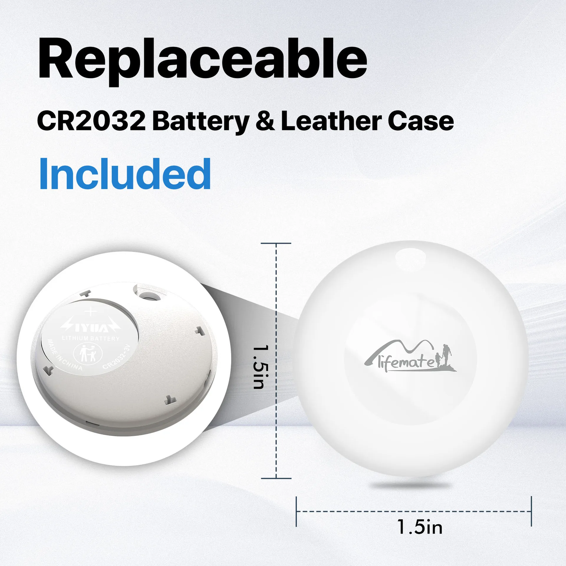 LifeTag Smart Tracker Keys Finder and Pet Locator Anti Lost Device iOS Compatible for Find My APP for iOS