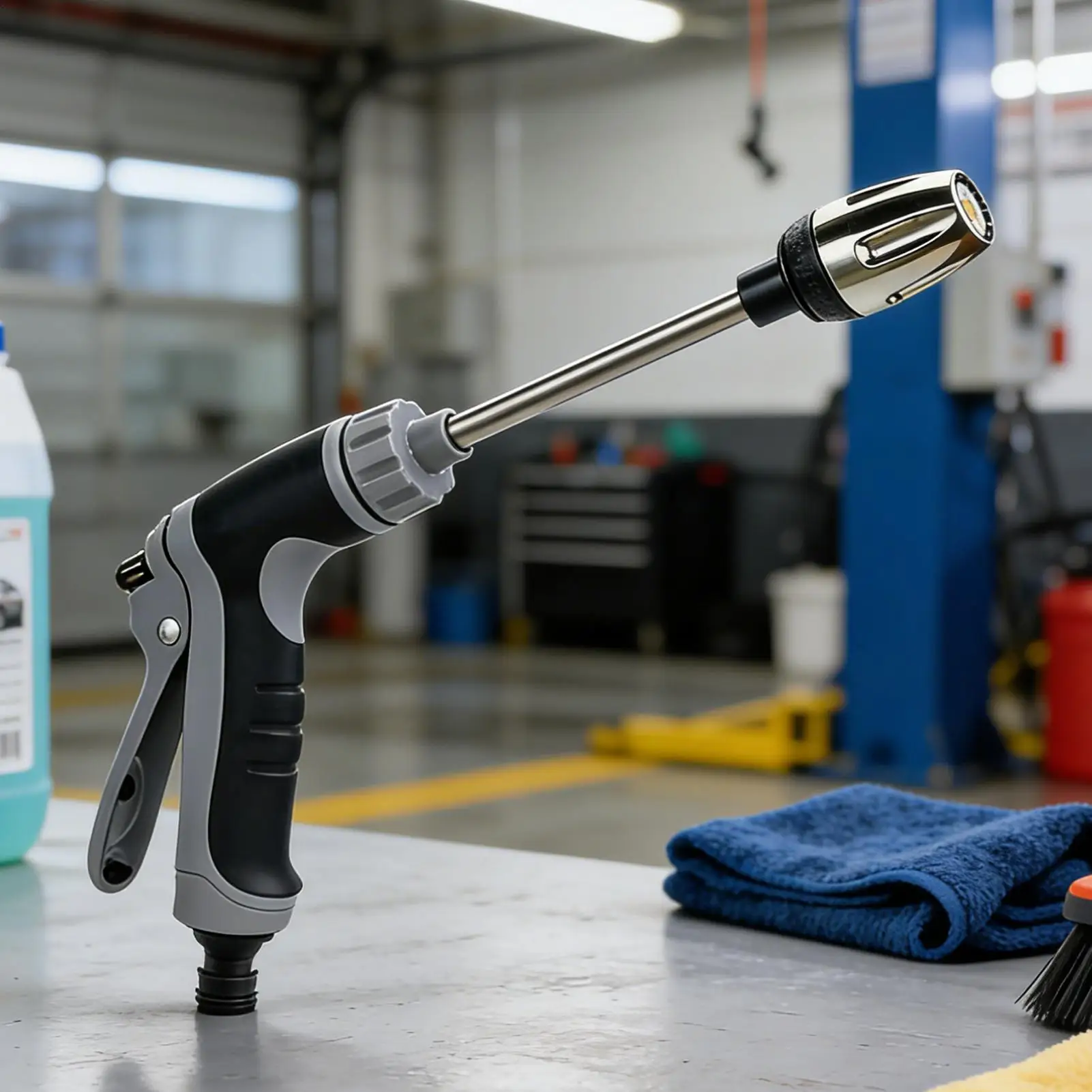 고압 세차용 물총 노즐 폼 케틀 3가지 모드 전동 세척 스프레이 봉 정원 잔디밭 야외용