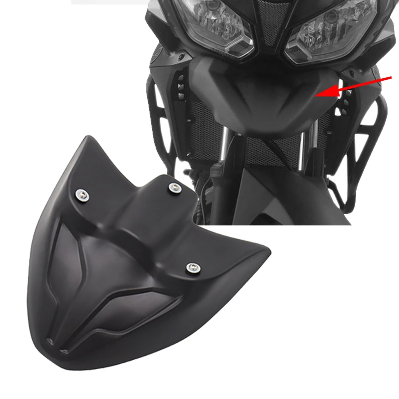 JYUHA Motorcycle Wheel Fender Motorcycle Fender For For MT07 For MT-07 For Tracer 7 For GT 2021 2022 Beak Nose Cone Extension Cover Front Wheel Fender Extender Cowl - View #6