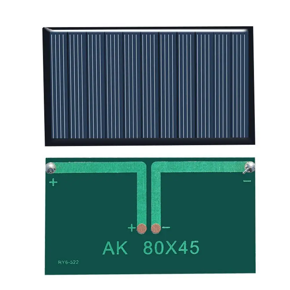 Description Picture 4 of item2 Pcs 5V Solar Epoxy Panel Polysilicon Board With Wire Mini Solar System Module For Battery Power Charger DIY Solar Syatem Kits