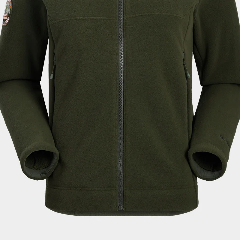 KAILAS Thick Fleece Hooded Jacket Men Polarmate 300 Antistatic Fall Winter Warm Full-Zip Hiking Camping Outwear Jacket KG2332121 hiking jackets polar fleece jacket