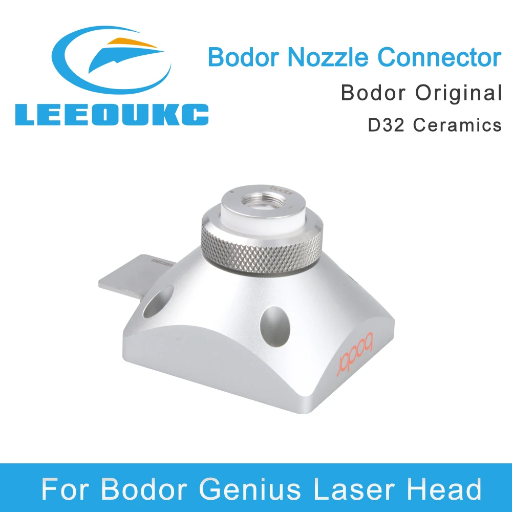 

LEEOUKC Лазерная насадка, соединитель датчика Bodor, оригинальный соединитель TRA сопла для Bodor Genius, волоконно-лазерная режущая головка