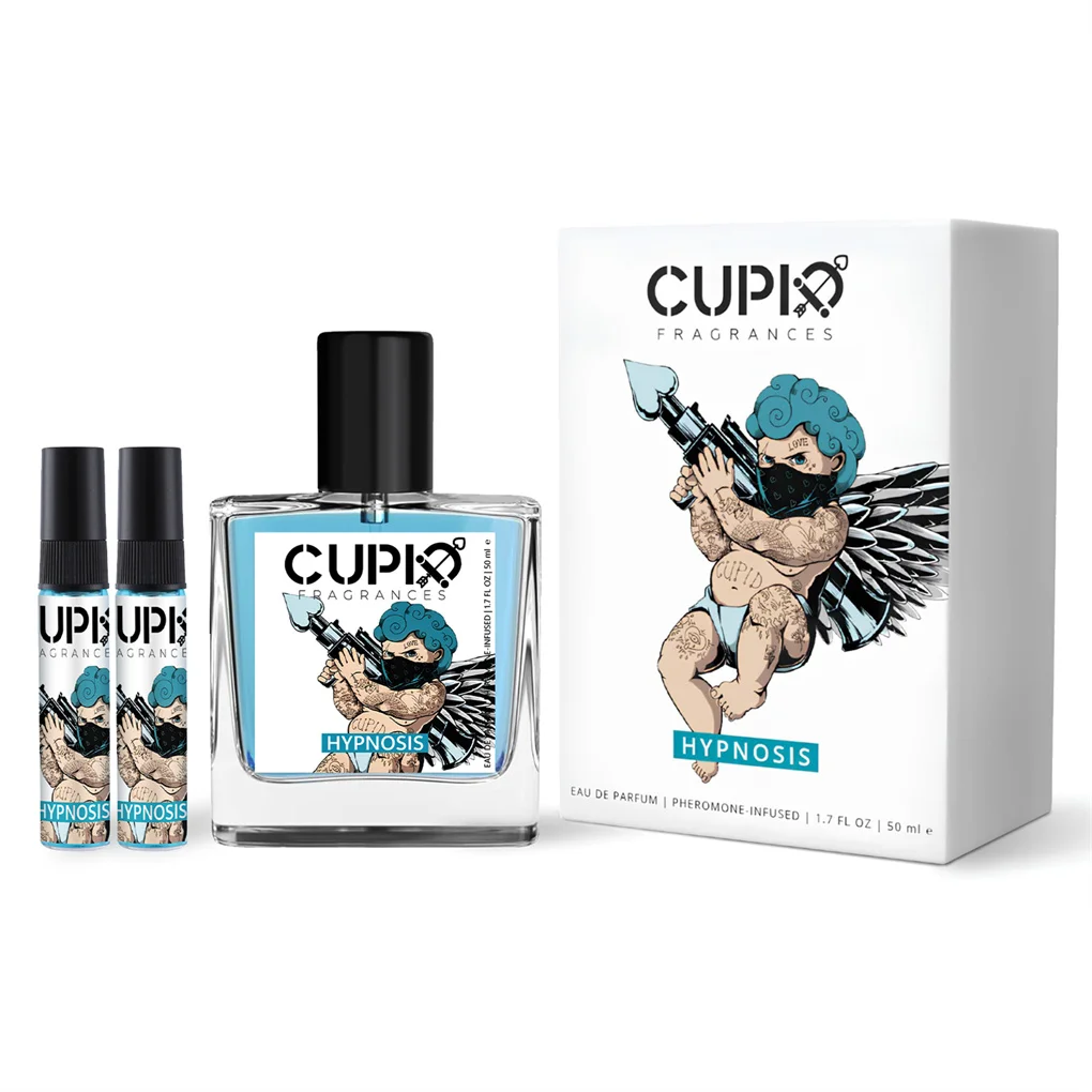 CUPID Fragrance 50ML Men's 2 in 1 Cologne Luxurious Scent for the Modern Gentleman Comes with 2*5ML Portable Perfumes 1