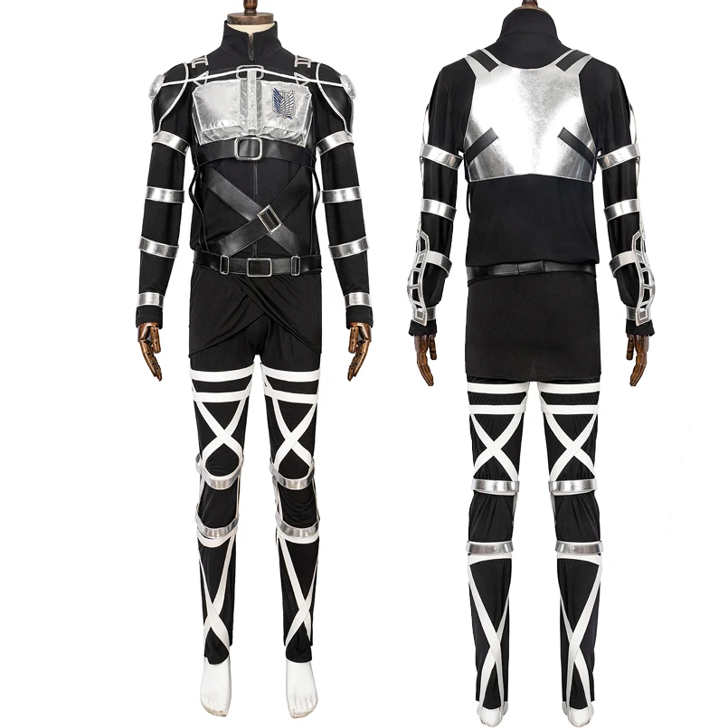 

Halloween Carnival Rivaille Cosplay Battle Armor Costume The Final Season Team Outfit