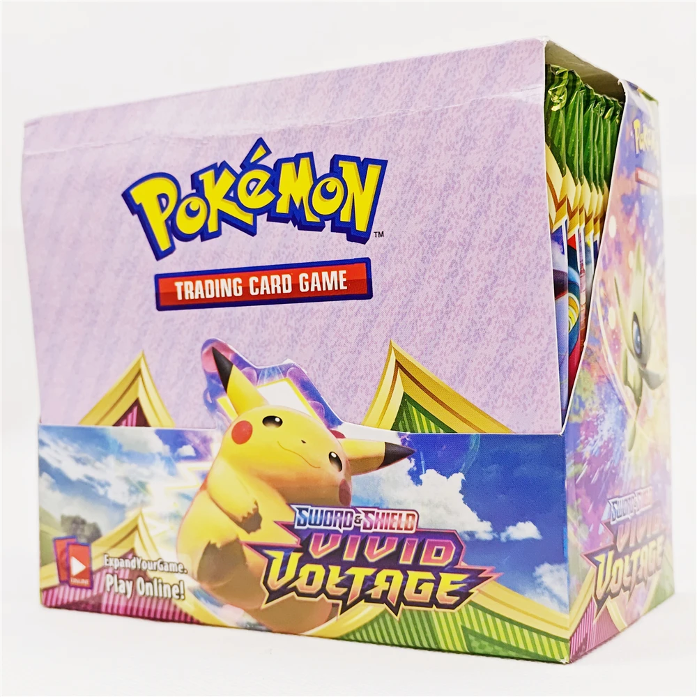 

360Pcs English Version Pokemon Sword And Shield Vivid Voltage Booster Box Card