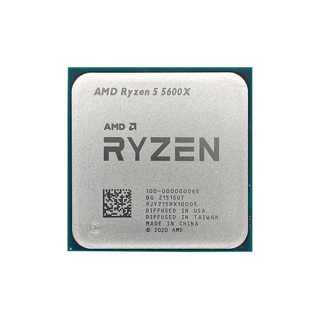 Amd ryzen 5 5600x r5 5600x 3.7 ghz seis núcleo doze linh 65w processdor cpu l3 = 32m 100 000000065 soquete m4 sem ventildor|CPUs|  -2