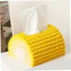 Corn Tissue Box Desktop Tissue Holder Desktop Storage Box Tissue Dispenser Novelty Napkin Holder Tissue Holder Tissue Dispenser Decorative Tissue Holder Home Decoration 1