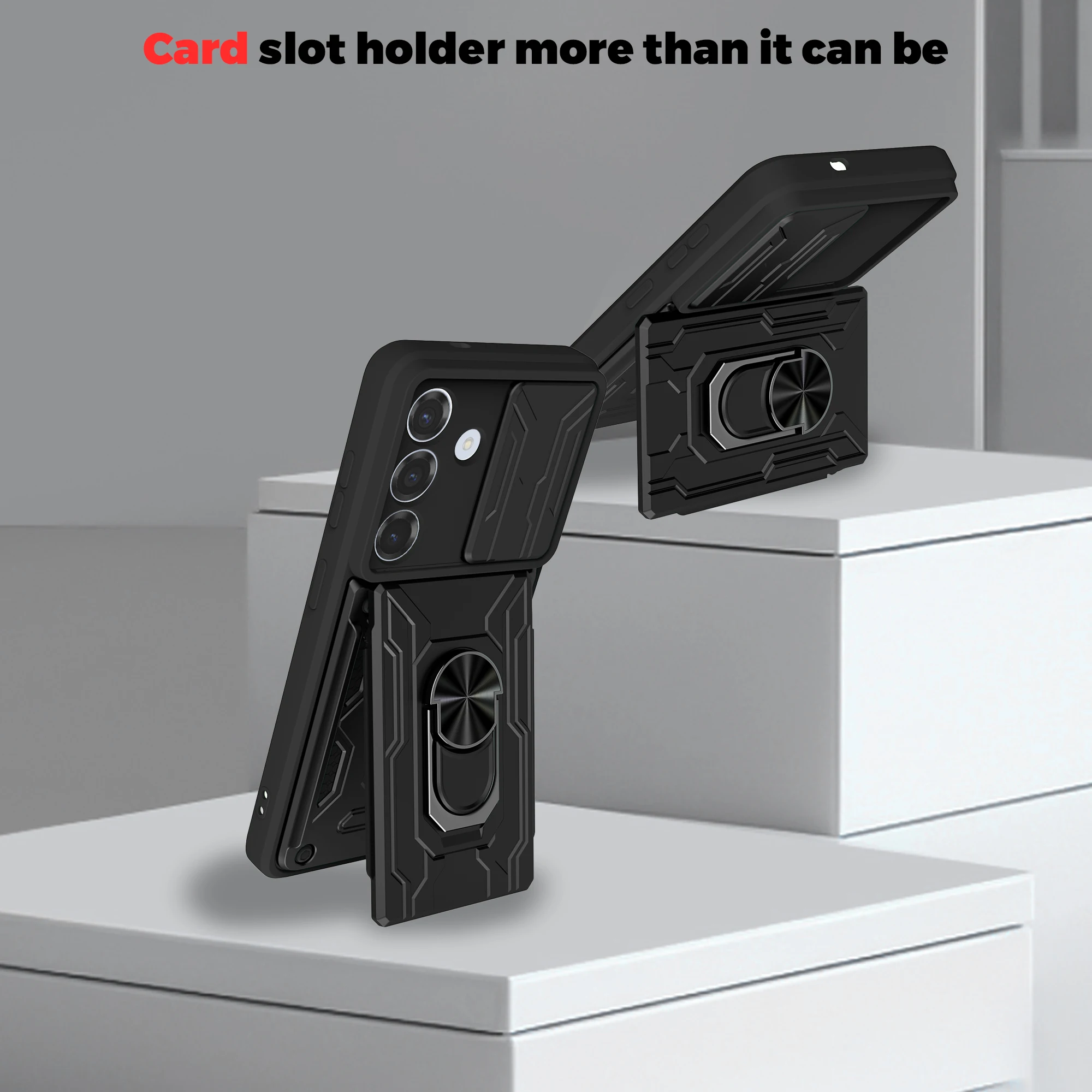 Elegant Card Holder Fashion Hard Case - Stylish Protection