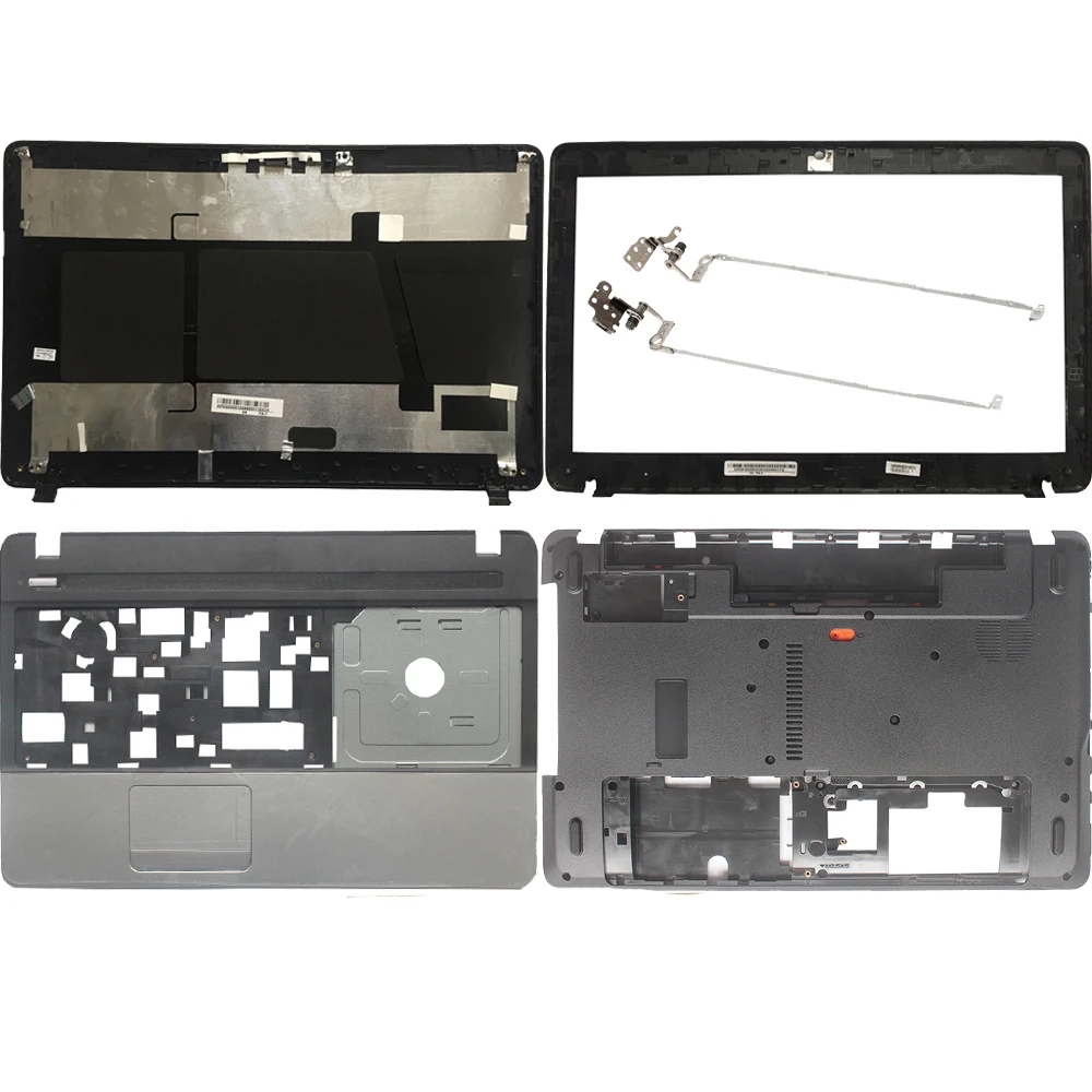 Фото Новинка для Acer Aspire E1-571 E1-571G E1-521 E1-531 E1-531G блестящая верхняя крышка Сенсорная панель/Нижняя основа чехол AP0HJ000A00 AP0NN000100 №1