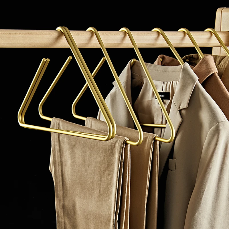 10 Piezas de Aleación de Aluminio, Perchas para Ropa, Organizador