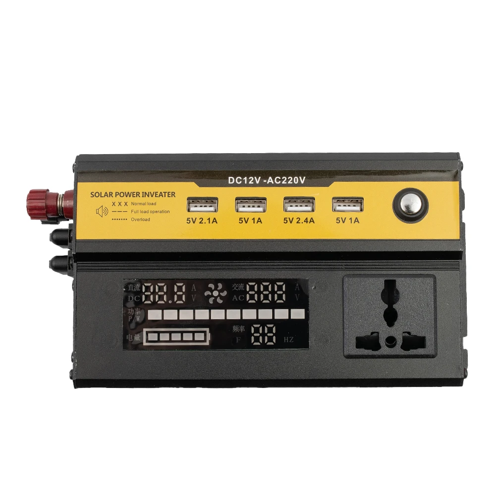 

5000W Sine Wave Inverter High Power Car Inverter Solar Inverter 12V/24V-220V Car Accessories Battery Displays Smart Displays
