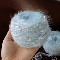 Garden Series Handcrafted Green Flower Yarn - Perfect for Crochet, Needlework, and Decorative Projects (6 - 50g)