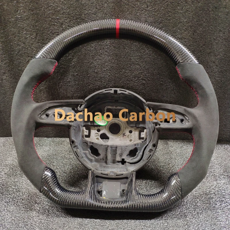 

Real Carbon Fiber Steering Wheel for Audi A3 A4 A4L A5 Q3 Q5 S3 S4 S5 RS3 RS4 RS5 RS6 RS7 S6 S7 Custom Style