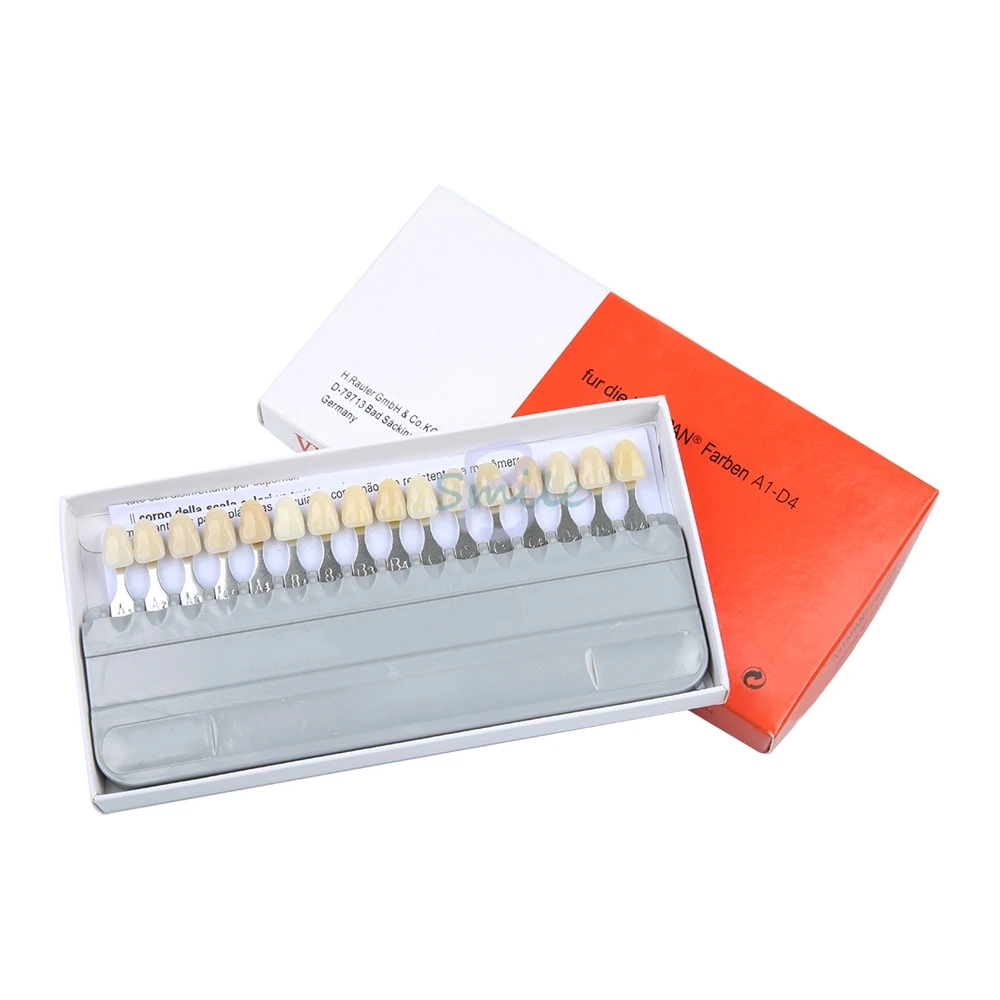 

Classical hot sale 16Color Dental Teeth Whiting Porcelain VITA Pan Colorimetric Plate teeth whiting for dental shade guide tool