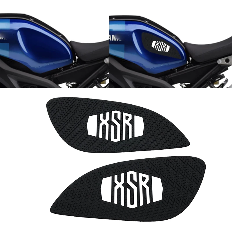 Motorcycle Tank Traction Pads Anti-slip Sticker Side Gas Knee Grip Sticker For Yamaha XSR900 XSR700 XSR155 XSR 900 700 2019-2021