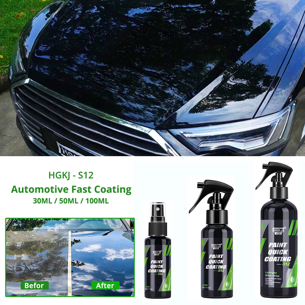 Car Wax Polish 100ML 30ML 3 In 1 High Protection Quick Car Coating Spray  Coat Ceramic Coating Car Wash&Wax Hydrophobic Top Coat - AliExpress