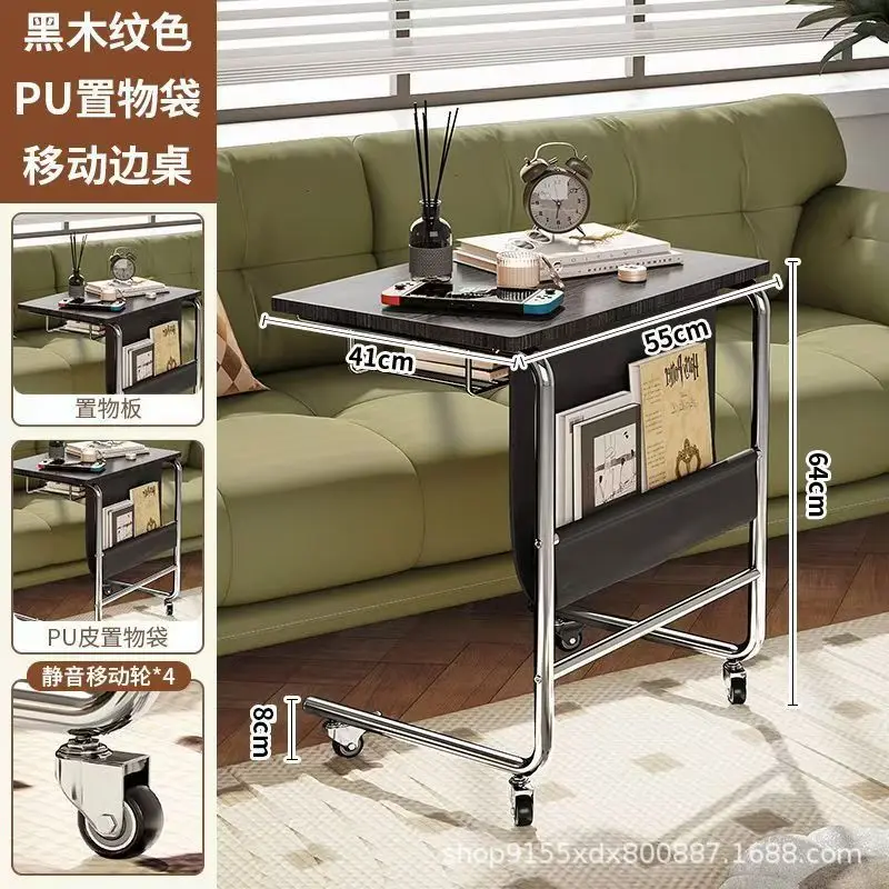 Mesa auxiliar versátil, mesa de centro pequeña para carritos, carritos de comedor, estantes para vino, estanterías, solución de almacenamiento Flexible práctica
