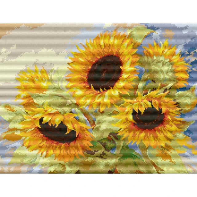 CrossStitch Kit Sunflower 