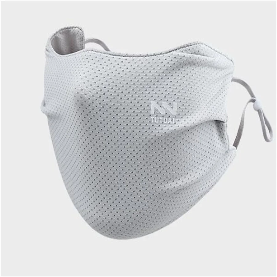 Sunscreen mask men Ice Silk Breathable summer netting Thin protection outdoor riding sunshade mask face mask