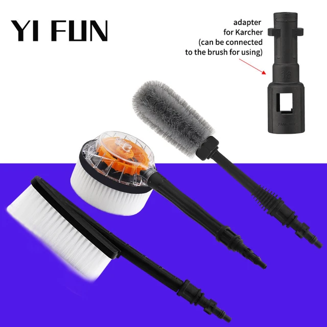 Karcher – brosse de lavage de voiture rotative, en mousse, haute pression,  pistolet à eau, outil de nettoyage - AliExpress