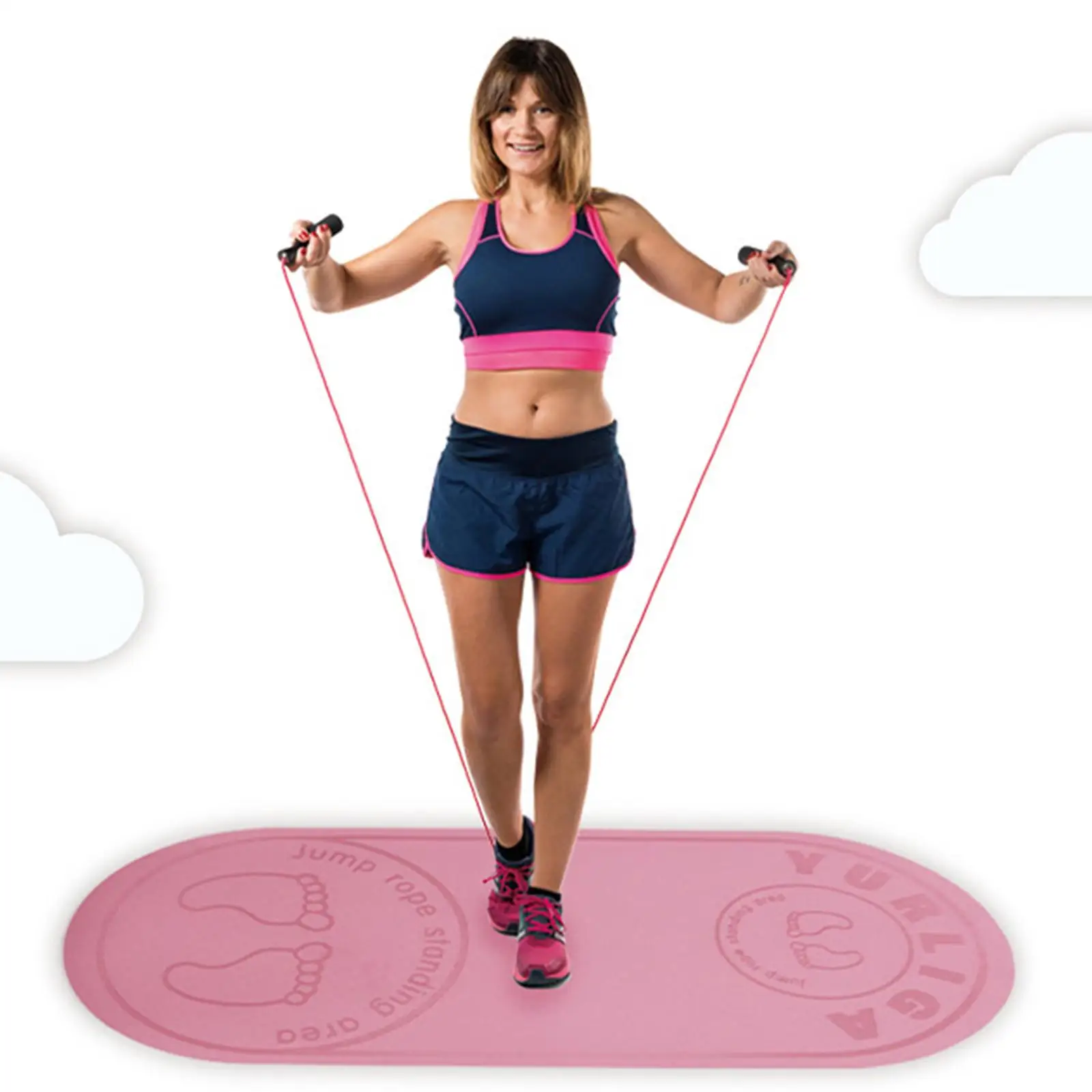 Yoga Mat Sports Mat TPE Materials, 5MM Thickness, 140x60cm, Non- And Durable Yoga for .