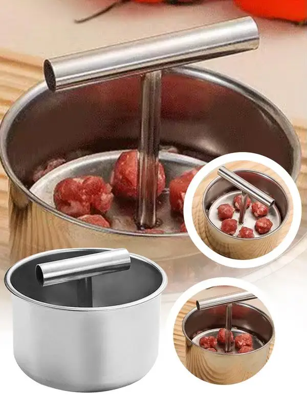 Stainless Steel Meatballs Maker Household Press Meatball Maker Multi-functional Press Meatball Meat Ball Manual Tool